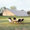 Tăng dã ngoại Glamping 4m, mái che lều cắm trại, tăng che lều du lịch bãi biển 4mx2,92m, tăng che nắng, mái che nắng che mưa lớn (mã TC02)