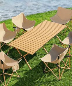 Bàn Nhôm Màu Gỗ 150cm (BA07)