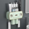 Kệ Lấy Kem Tự Động Kèm 2 Cốc Cao Cấp 2 Vị Trí Tuýp Kem Đánh Răng Và Ngăn Kéo Để Đồ Chống Nước Rộng Rãi (Mã ĐA03.1)