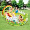 Bể bơi phao cầu trượt có vòi phun mưa INTEX 57154 (mã PB15)