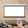 Màn chiếu điện tỷ lệ 16:9 kích thước 100inch có điều khiển tự động không bị hạn chế góc nhìn (MC12.2)