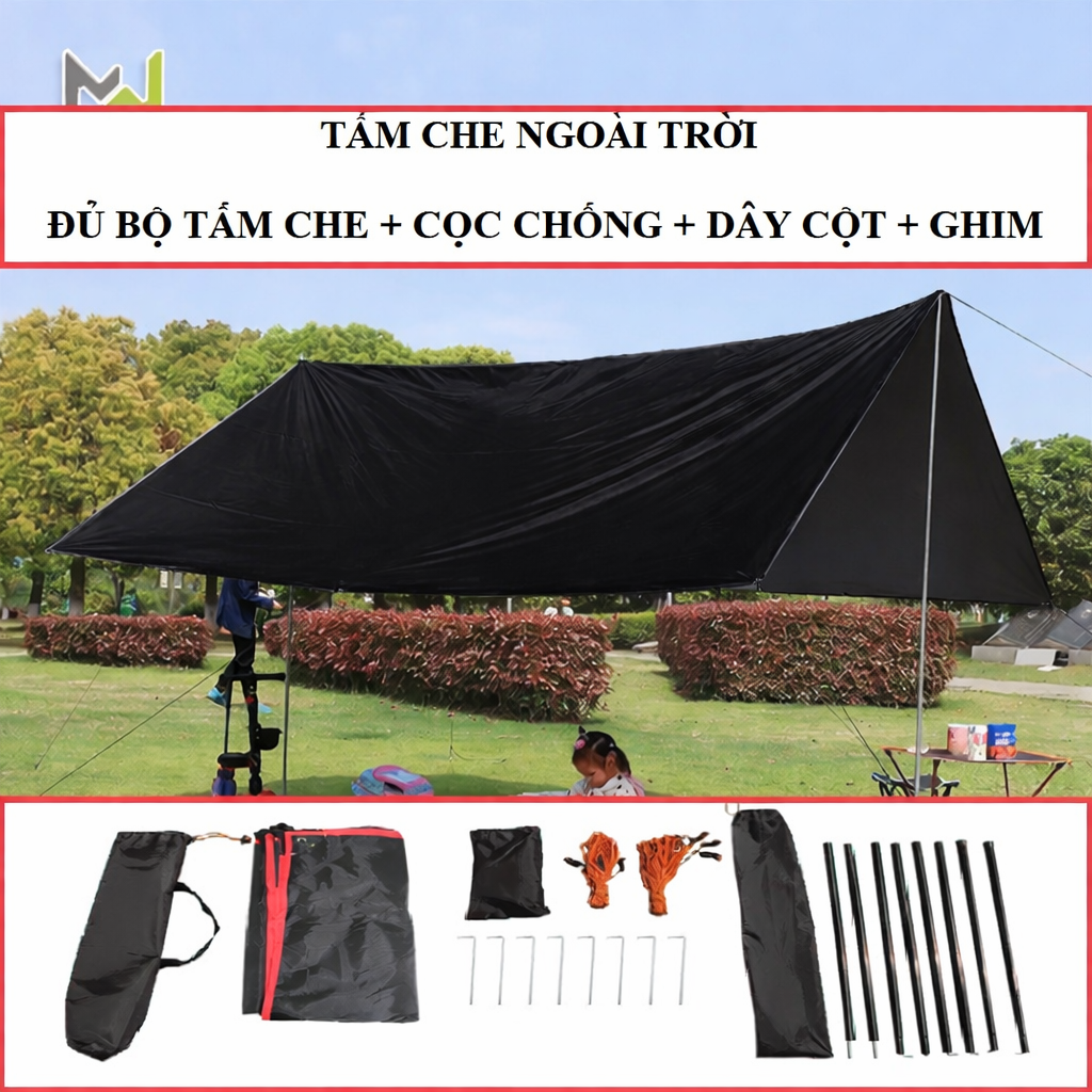 Tăng Dã Ngoại URBAN WAVE 6m x 3m ( 10-15 người) kèm cọc siêu to (mã TC07.3)