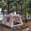 Lều Cắm Trại Camping 2 Phòng cho 4-12 người 2 Lớp rộng thoáng Chống gió chống Côn Trùng (mã LT20.1)