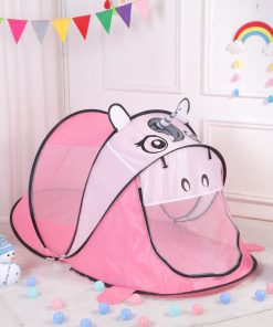 Lều Cho Bé, Lều Ngựa Kỳ Lân, Lều Ngựa Pony Hồng Tự Bung (LT22.3)