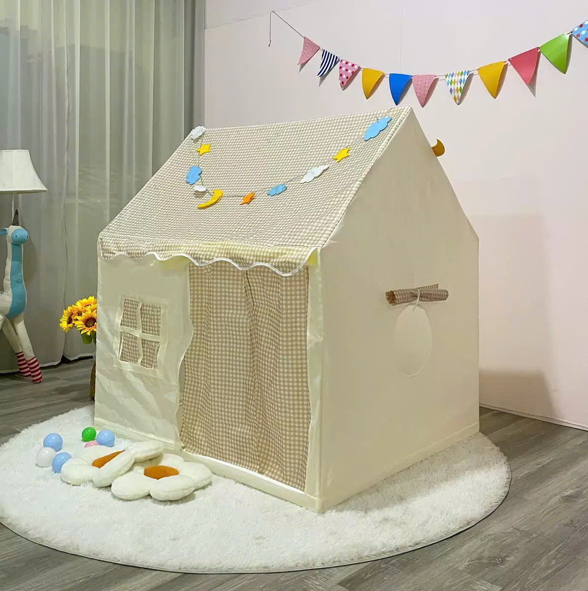 Lều Hàn Quốc Cho Bé Ngủ Trong Nhà, kích thước 125x120cm (LT73.2)
