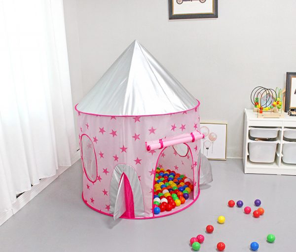Lều chơi trong nhà cho bé hình tên lửa không gian, kích thước 105x135cm (LT70)