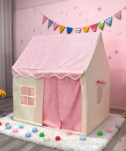 Lều Cho Bé, Lều Hình Ngôi Nhà Cỡ Lớn Phong Cách Hàn Quốc Cao Cấp, kích thước 125x120cm (LT73)