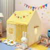 Lều Ngôi Nhà Cho Bé Màu Vàng Dễ Lắp Ráp, kích thước 125x120cm (LT73.1)