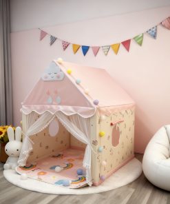 Lều Cho Bé Ngủ Riêng, Lều Ngôi Nhà Loại Lớn Nhất, Lều Trẻ Em Cao Cấp, kích thước 160x125cm (LT72)